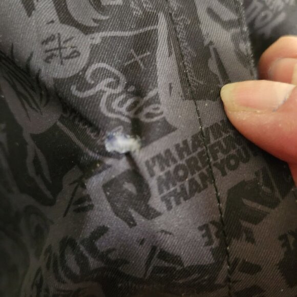 Ride Hawthorne Insulated Snowboard Jacket All Over Logo Print Neon Zip Size M - Picture 6 of 11